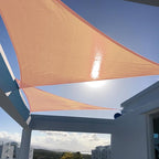 SUNNY GUARD Custom Size 5'x5'x7.1' Peach Fuzz Sun Shade Sail Right Triangle UV by SUNNYGUARD