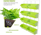 LOYALHEARTDY Vertical Garden Wall Planter Wall Mounted Planter 4-Tier Vertical - Image 2