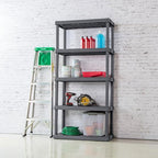 Sterilite 5 Shelf Unit, Heavy-Duty Shelving Storage Rack - Image 7