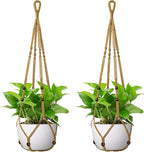 USLAI Macrame Plant Hanger Indoor Outdoor, Fits 4 to 15 Inch Pots, Strong by USLAI