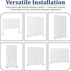 Outdoor Privacy Screen, Freestanding Privacy Fence Panels - Image 5