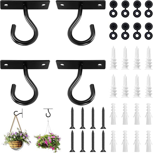 4Pack 2.5Inch Ceiling Hooks for Hanging Plant, Hanger for Indoor and Outdoor by AnDocK