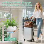 Set of 3-10 Inch Self Watering Hanging Planters - Image 6