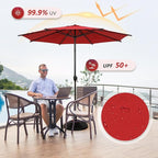 Abba Patio 9FT Lyon Outdoor Patio Umbrella Outdoor Table Umbrella - Image 5