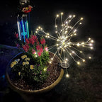 FOOING 4 Pcs Solar Garden Lights Solar Firework Lights, 480 LED Solar Powered - Image 5