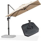 PURPLE LEAF 8 Feet Square Cantilever Umbrella Patio Umbrella - Image 2