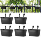 Dahey 10.5 Inch Metal Iron Hanging Flower Pots by Dahey