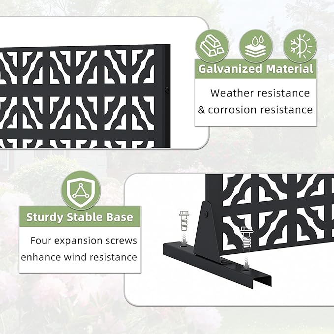 Casaphoria Metal Privacy Screen Outdoor - Image 5