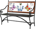 39.7" Outdoor Bench, Garden Bench, Patio Bench by KINGBO