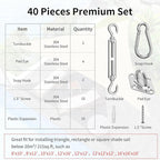 Sun Shade Sail Hardware Kit 8 Inch - Image 6