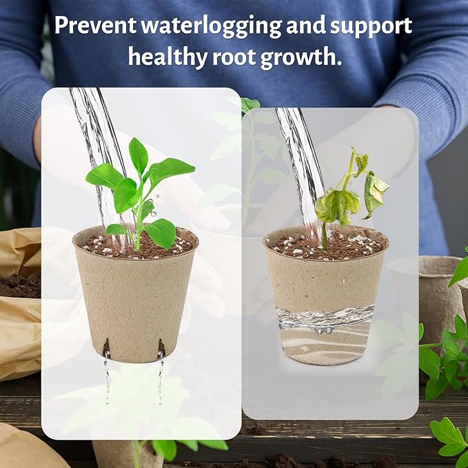 120 Packs 3.15 Inch Peat Pots, Biodegradable Pots - Image 6