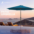 JEAREY 9FT Outdoor Patio Umbrella Outdoor Table Umbrella - Image 7