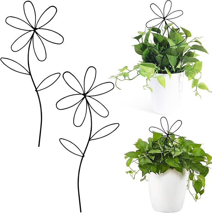 2 Pcs Indoor Plant Trellis, Mini Garden Trellis by AEDOVE