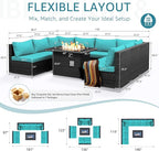 NICESOUL Extra Large 9 Piece Patio Furniture Set - Image 4