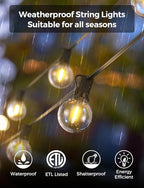 XMCOSY+ Patio Lights, Smart 50Ft Outdoor String Lights - Image 5