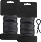 Tenn Well Garden Ties, 52 Feet 3.5mm Soft Garden Wire, Plant Twist Ties by TennWell