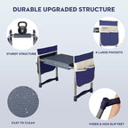 Luvenia Garden Kneeler and Seat, Foldable Garden Stool 10.8" Wider Heavy Duty - Image 5