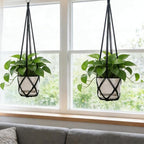 YIBOT Macrame Plant Hanger Indoor Set of 2 - Image 4