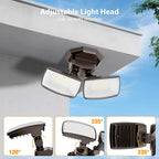 Onforu 3200LM Flood Lights Outdoor, 32W 6500K LED Security Light Switch - Image 5