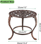OwnMy Heavy Duty Cast Iron Plant Stand Vintage Wrought Iron Flower Pot Holder - Image 3