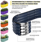 Galvanized Metal Planter Raised Garden Bed Kit - Image 2