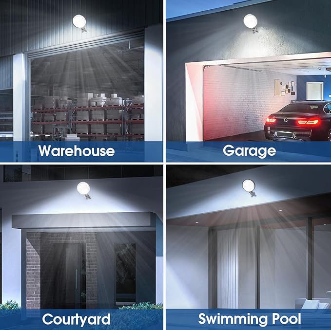 2 Pack 150W LED Barn Light, 20000LM Dusk to Dawn Outdoor Light, Yard Light - Image 7