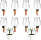 8 Pcs Plant Watering Globes Self Watering Planter Insert Plants Top Fill Water by Unknown