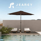 JEAREY 9FT Outdoor Patio Umbrella Outdoor Table Umbrella - Image 6
