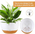 4 Pack Plastic Hanging planters - Image 3