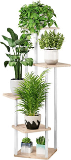 AZERPIAN Plant Stand 5 Tier Indoor Metal Flower Shelf by AZERPIAN