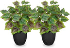 14.5" Artificial Plants Indoor Home Decor, Fake Potted Silk Plants - Image 8