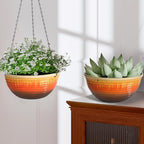 10inch Hanging Planters for Indoor and Outdoor Plants, 2 Pack Hanging Planter - Image 7