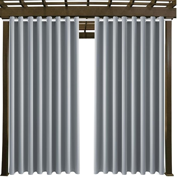 Water Resistant Outdoor Patio Curtain Darkening Thermal Insulated Indoor - Image 9