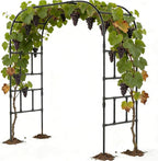 DoCred Garden Arch Trellis for Climbing Plants, 87 Inch Large Garden Trellises by DoCred