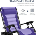 Best Choice Products Oversized Padded Zero Gravity Chair, Folding Outdoor Patio - Image 4