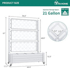 YITAHOME 43.3x17.7x61 in Planter Trellis Box - Image 8