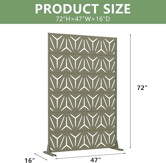 Casaphoria Metal Privacy Screen Outdoor - Image 4