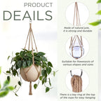 EBOOT 2 Pack 33 48 Inch Large Macrame Plant Hanger Rope to Hang Flower Pot - Image 3