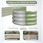 Galvanized Raised Garden Bed Outdoor- 2 Pcs Raised Beds - Image 3