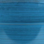 Garden Elements Indoor/Outdoor Glazed Brushed Happy Plastic Planter, Dark Blue - Image 5