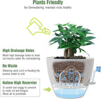 12inch 2Pack Large Self Watering Planters, Plastic Plant Pots - Image 3