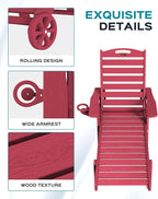 Ciokea Lounge Chair Outdoor, Oversized Chaise Lounge Chair - Image 5
