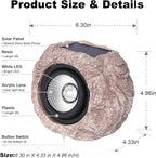 Solar Rock Lights Outdoor Garden Waterproof - Image 8