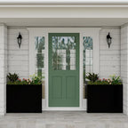 38" L x 10" W x 30" H Black Planter Box - Image 3
