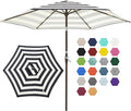 JEAREY 7.5FT Patio Umbrella Outdoor Market Umbrella by JEAREYOutdoorsCollection