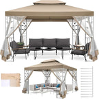 COBIZI Gazebo 10x13 Heavy Duty Gazebos by COBIZI