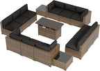 Aoxun Patio Furniture Sets, 15-Piece Outdoor Patio Furniture - Image 9