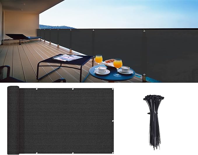 LOVE STORY Balcony Privacy Screen, UV Protection and Weather-Resistant - Image 5