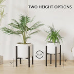 2-Pack Adjustable Metal Plant Stand Indoor Outdoor - Image 3