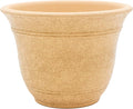 The HC Companies Sierra Round Self-Watering Pot by TheHCCompanies